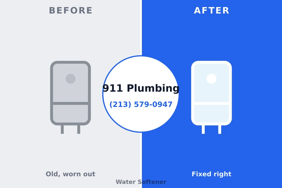Before and after: plumbing repair Sheridan, AR